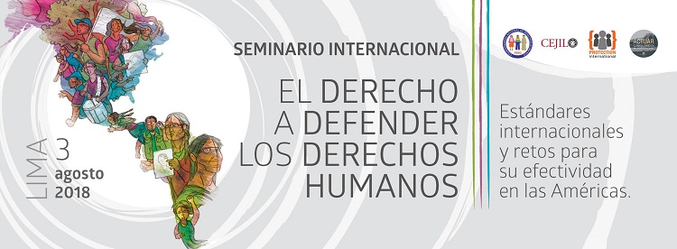 Seminario Internacional: El Derecho A Defender Los Derechos Humanos ...